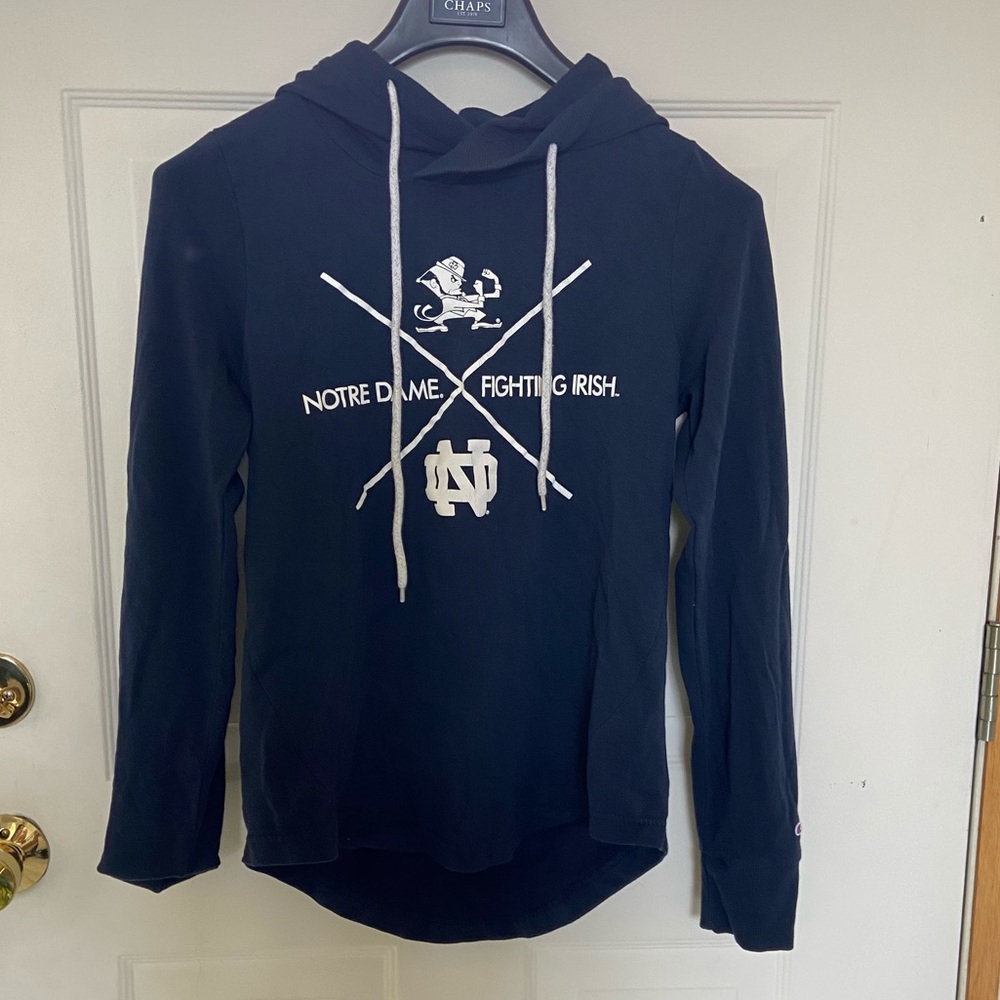 champion notre dame pull over